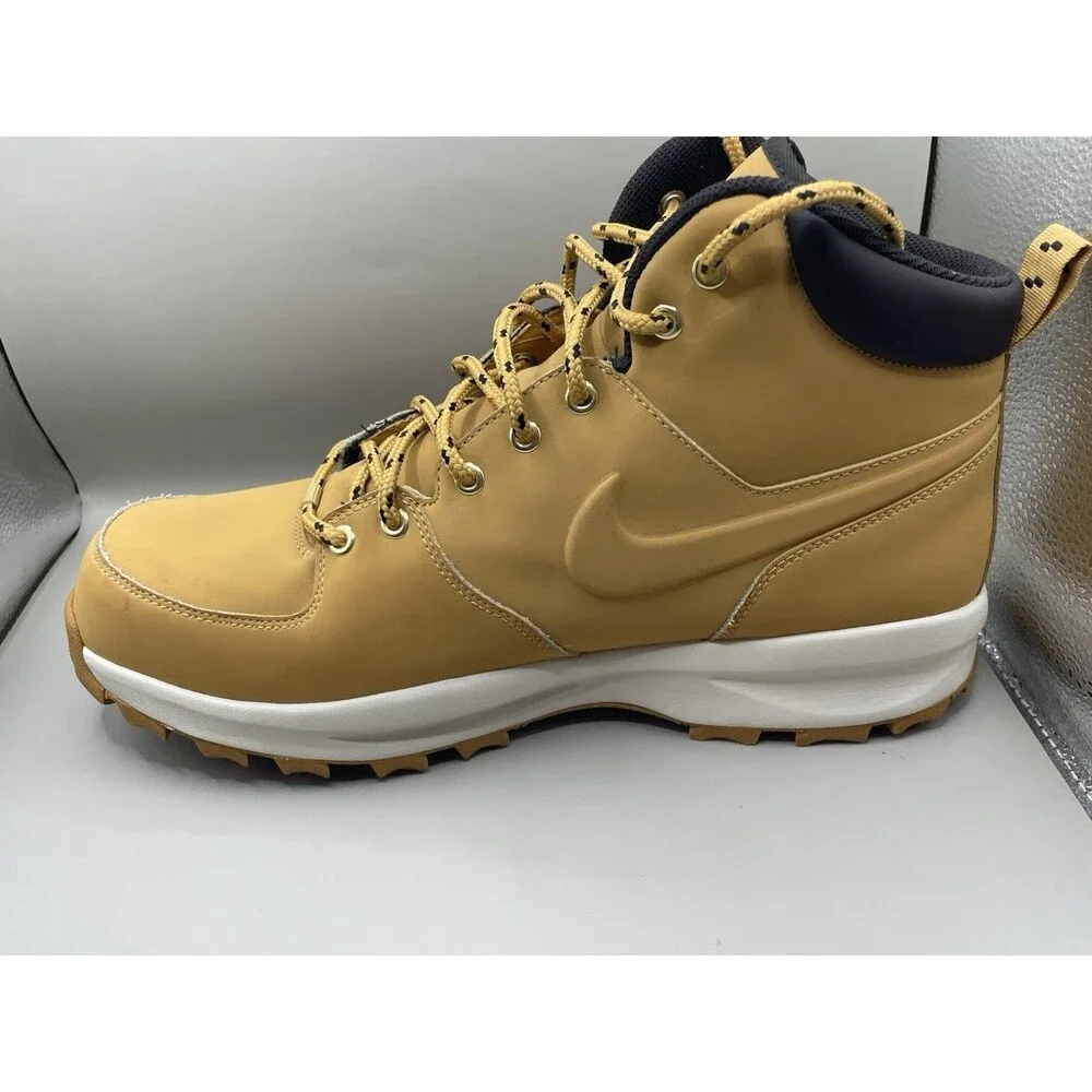Nike Manoa Haystack Boots Mens 13 Tan Brown Yellow Work Rugged Trail 454350-700